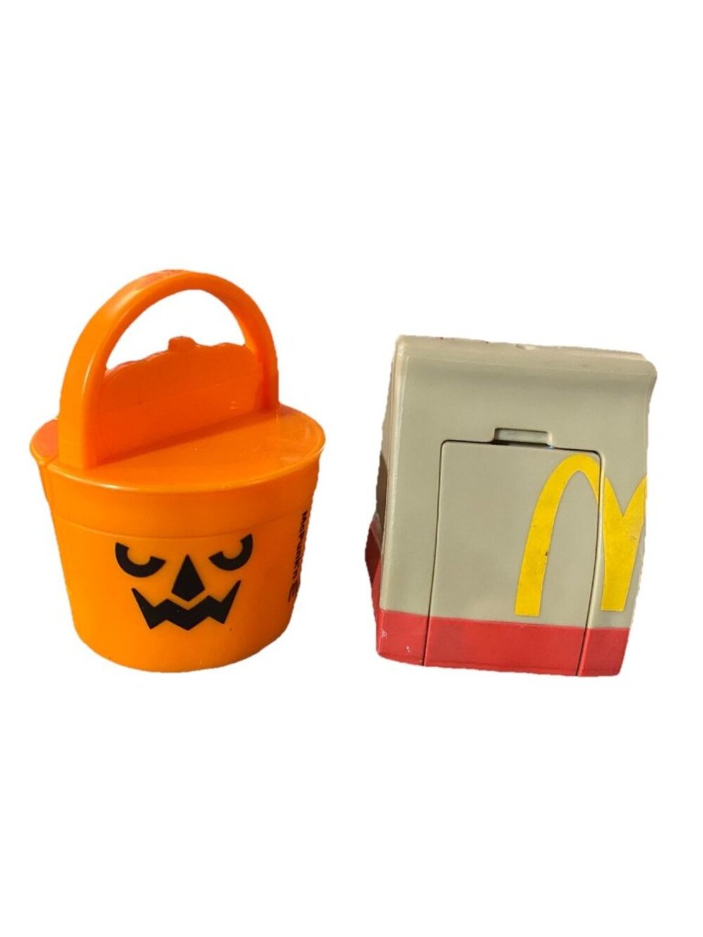 Mcdonalds Changeables 2022 Happy Meal Boo Bucket Pumpkin & Bag Transforming Toys